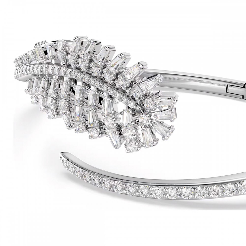 Swarovski Άκαμπτο Βραχιόλι Vienna 5754274 Επιροδιωμένο