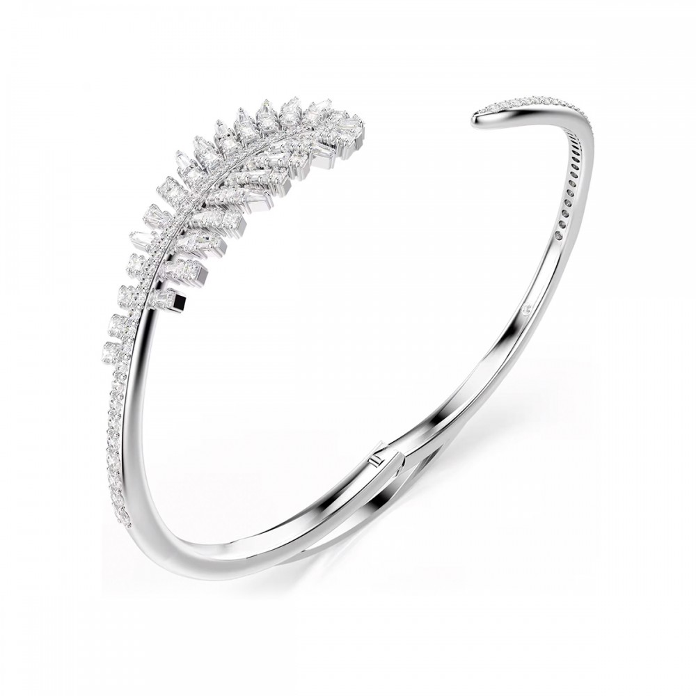 Swarovski Άκαμπτο Βραχιόλι Vienna 5754274 Επιροδιωμένο