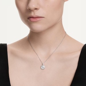 Swarovski Μενταγιόν Una 5754340 Επιμετάλλωση ροδίου