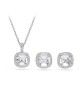 Swarovski Σετ Una Angelic 5754343 Επιμετάλλωση ροδίου