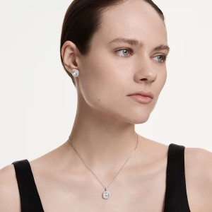 Swarovski Σετ Una Angelic 5754343 Επιμετάλλωση ροδίου