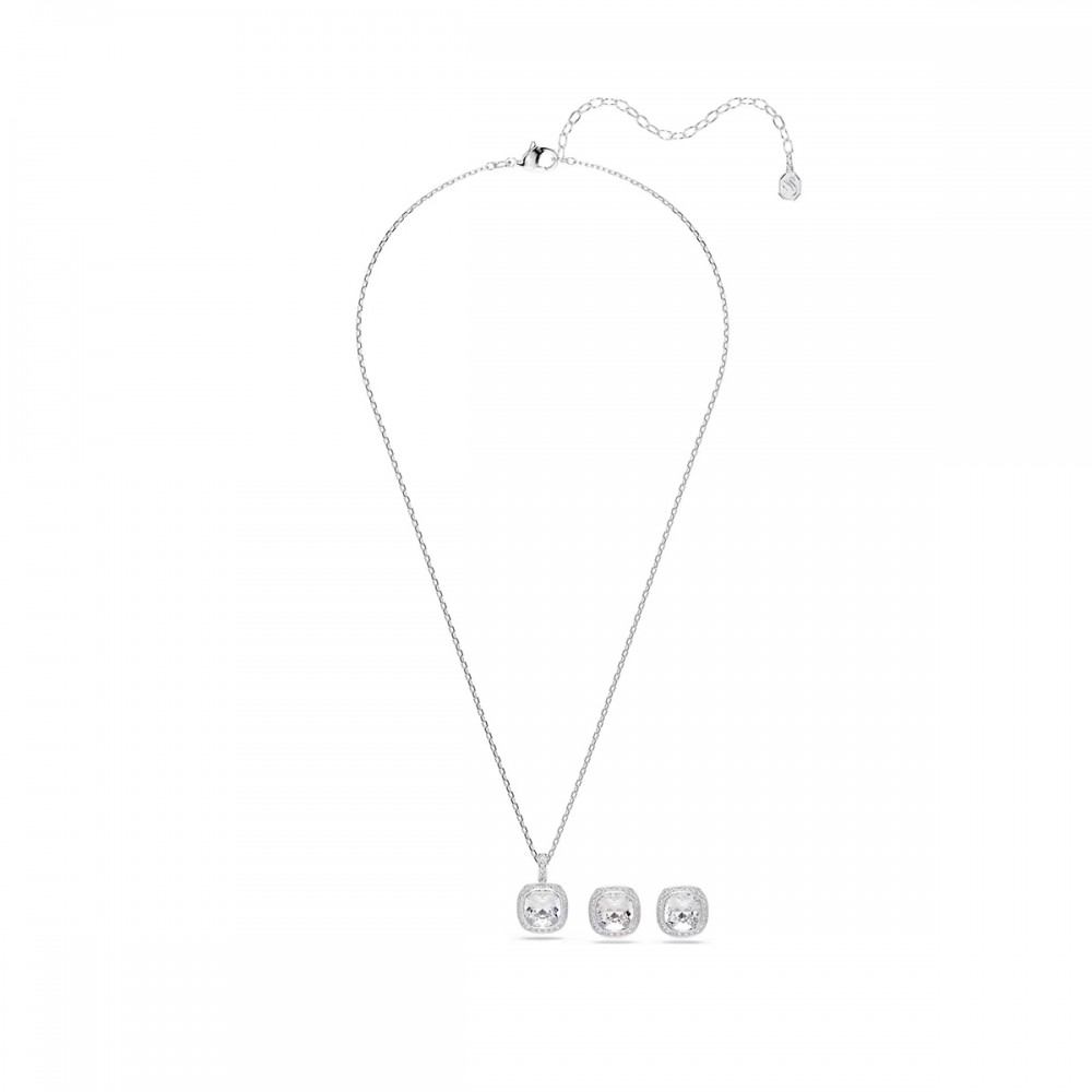 Swarovski Σετ Una Angelic 5754343 Επιμετάλλωση ροδίου