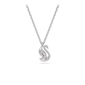 Swarovski Κολιέ Swan 5754347 Επιροδιωμένο