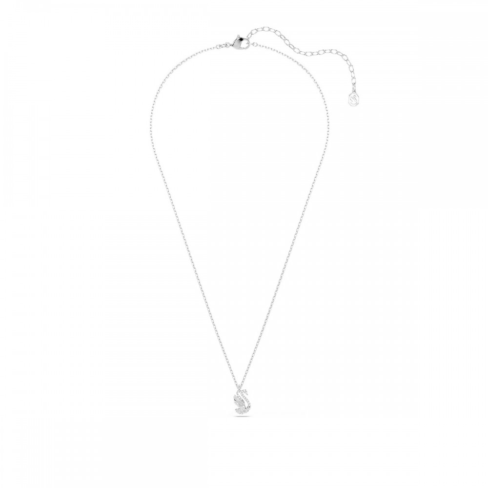 Swarovski Κολιέ Swan 5754347 Επιροδιωμένο