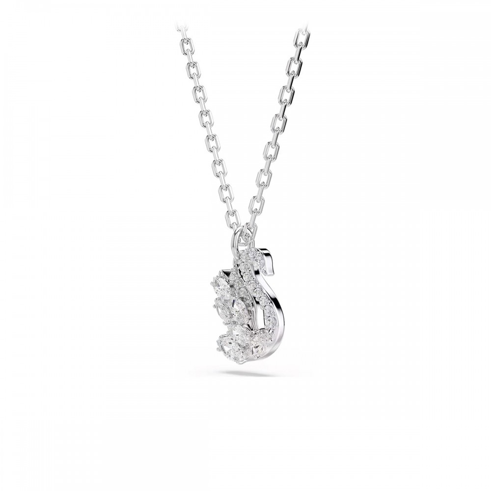 Swarovski Κολιέ Swan 5754347 Επιροδιωμένο