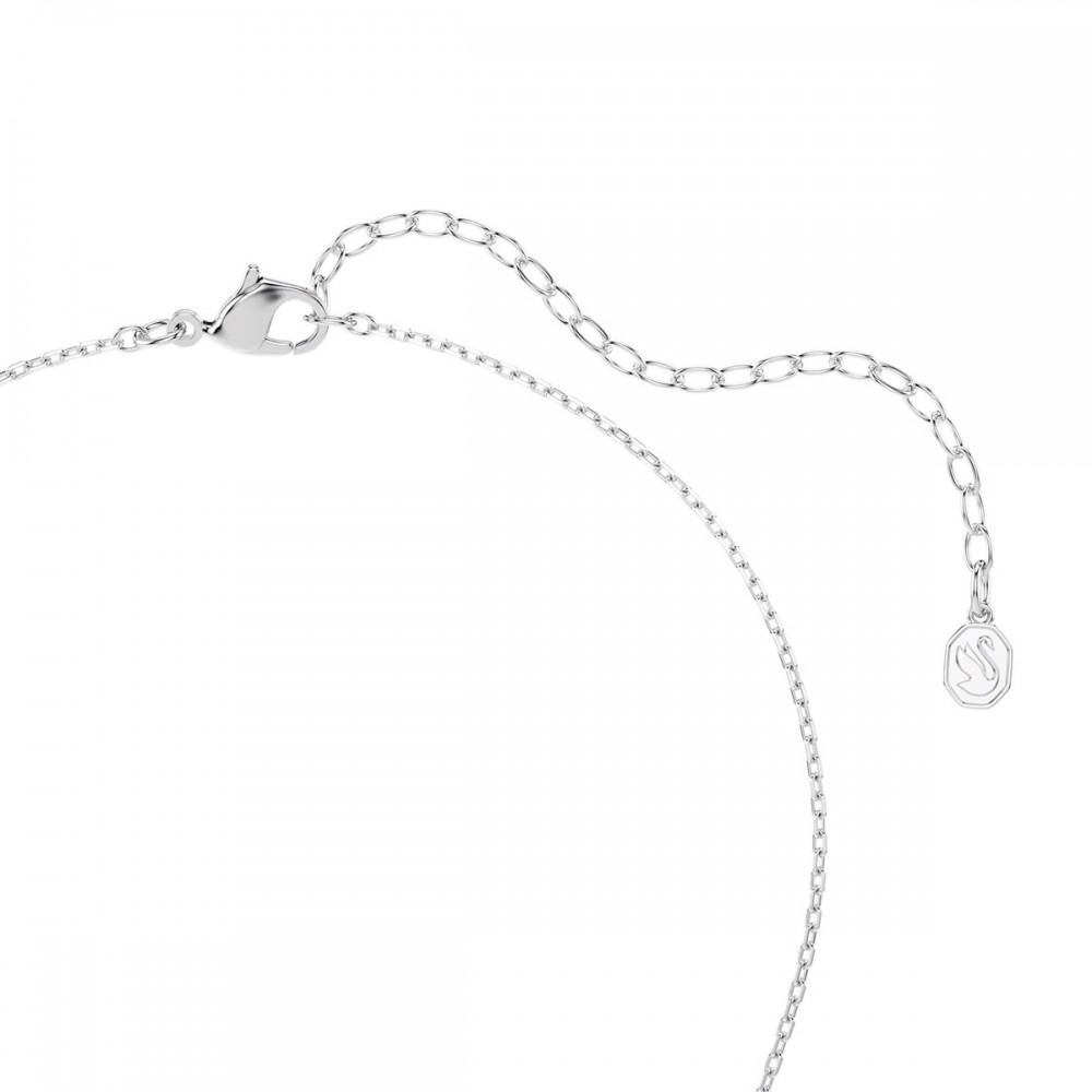 Swarovski Κολιέ Swan 5754347 Επιροδιωμένο