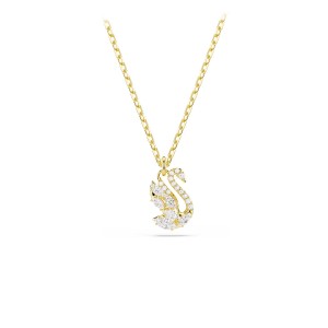 Swarovski Κολιέ Swan 5754626 Επιχρυσωμένο με κίτρινο χρυσό