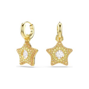 Swarovski Σκουλαρίκια Σταγόνα Sublima 5755274 Επιχρυσωμένα με κίτρινο χρυσό