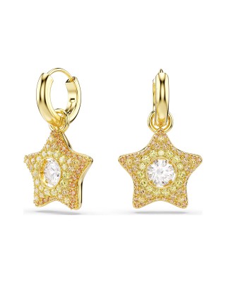 Swarovski Σκουλαρίκια Σταγόνα Sublima 5755274 Επιχρυσωμένα με κίτρινο χρυσό