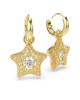 Swarovski Σκουλαρίκια Σταγόνα Sublima 5755274 Επιχρυσωμένα με κίτρινο χρυσό