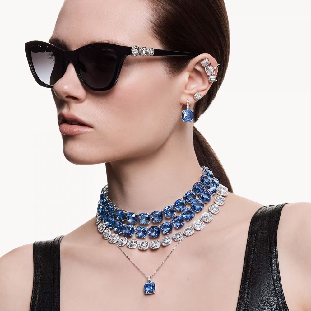 Swarovski Σκουλαρίκια Millenia 5756150 Επιροδιωμένο