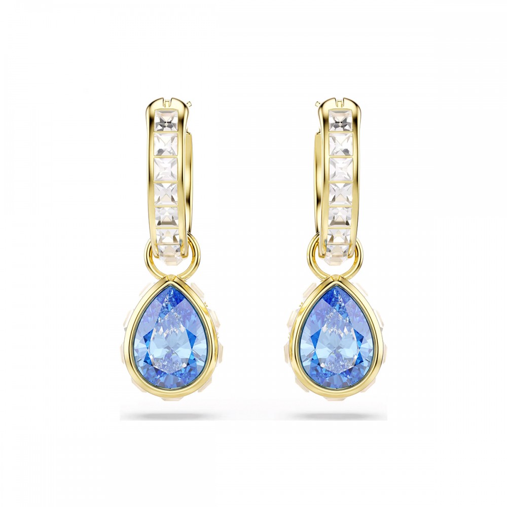 Swarovski Σκουλαρίκια Chroma 5757815 Επιχρυσωμένο με κίτρινο χρυσό