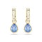 Swarovski Σκουλαρίκια Chroma 5757815 Επιχρυσωμένο με κίτρινο χρυσό