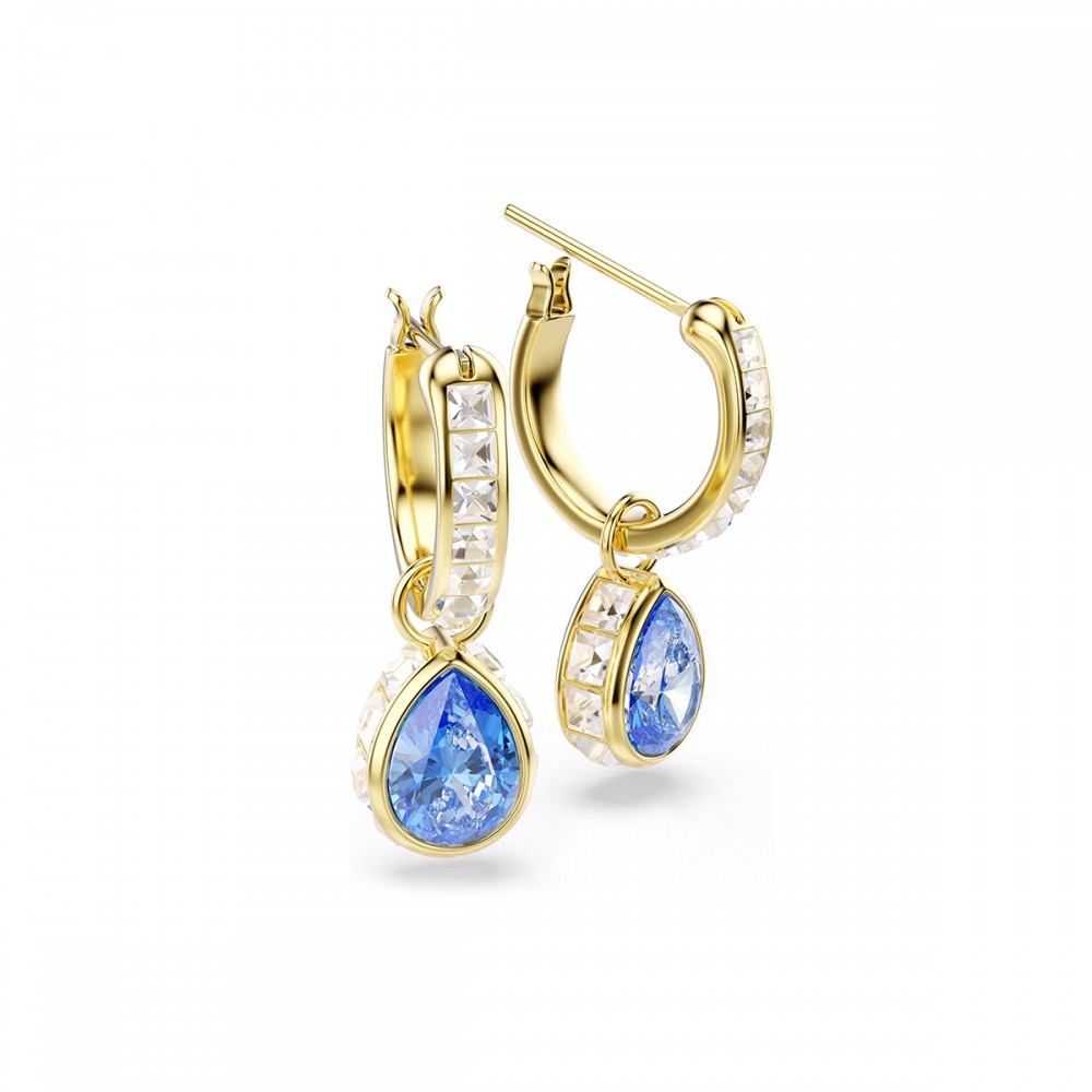 Swarovski Σκουλαρίκια Chroma 5757815 Επιχρυσωμένο με κίτρινο χρυσό