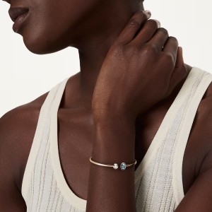 Swarovski Βραχιόλι Chroma 5757998 Επιχρυσωμένο με κίτρινο χρυσό 