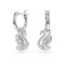 Swarovski Σκουλαρίκια Swan 5759942 Επιροδιωμένα
