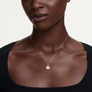 Swarovski Κολιέ Una 5764761 Επιχρυσωμένο με κίτρινο χρυσό 
