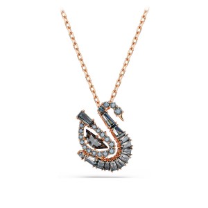 Swarovski Κολιέ Swan 5764882 Επιχρυσωμένο με ροζ χρυσό