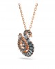 Swarovski Κολιέ Swan 5764882 Επιχρυσωμένο με ροζ χρυσό
