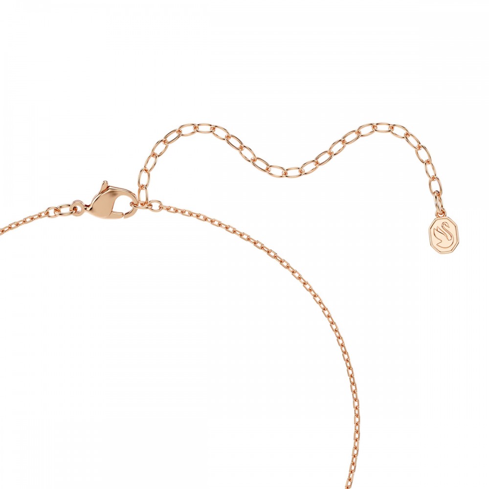 Swarovski Κολιέ Swan 5764882 Επιχρυσωμένο με ροζ χρυσό