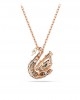 Swarovski Κολιέ Swan 5764882 Επιχρυσωμένο με ροζ χρυσό