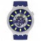 Swatch Limy SB03M103 Quartz Βιοκεραμικό πλαίσιο Μπλε βιολογικό λουρί Μπλε χρώμα καντράν