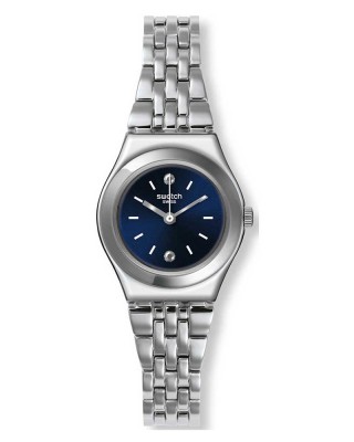 Swatch Sloane YSS288G Quartz Ανοξείδωτο ατσάλι Μπρασελέ Μπλε χρώμα καντράν