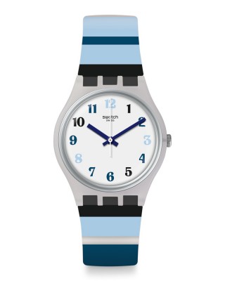 Swatch Night Sky GE275 Multi color καουτσούκ λουρί