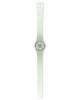 Swatch Serenity Of Sage LG131 Quartz Πλαστικό πλαίσιο Πράσινο καουτσούκ λουρί Πράσινο χρώμα καντράν