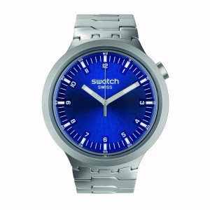 Swatch Indigo Hour SB07S102G Quartz Stainless steel Bracelet Blue color dial