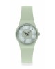 Swatch Serenity Of Sage LG131 Quartz Πλαστικό πλαίσιο Πράσινο καουτσούκ λουρί Πράσινο χρώμα καντράν