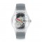 Swatch Clearly Grey Striped SUOK157 Quartz Πλαστικό πλαίσιο Γκρι καουτσούκ λουρί 