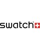 Swatch Groovy Love SO31S100 Quartz Βιοκεραμικό πλαίσιο Λευκό καουτσούκ λουρί Πολύχρωμο καντράν