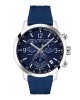 Tissot PRC 200 Chronograph T114.417.17.047.00 Quartz χρονογράφος  Ανοξείδωτο ατσάλι Μπλε καουτσούκ λουρί Μπλε χρώμα καντράν