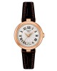 Tissot Bellissima small Lady T126.010.36.013.00 Quartz Επιχρυσωμένο ανοξείδωτο ατσάλι Καφέ δερμάτινο λουρί Μπεζ Καντράν Λατινική αρίθμηση 