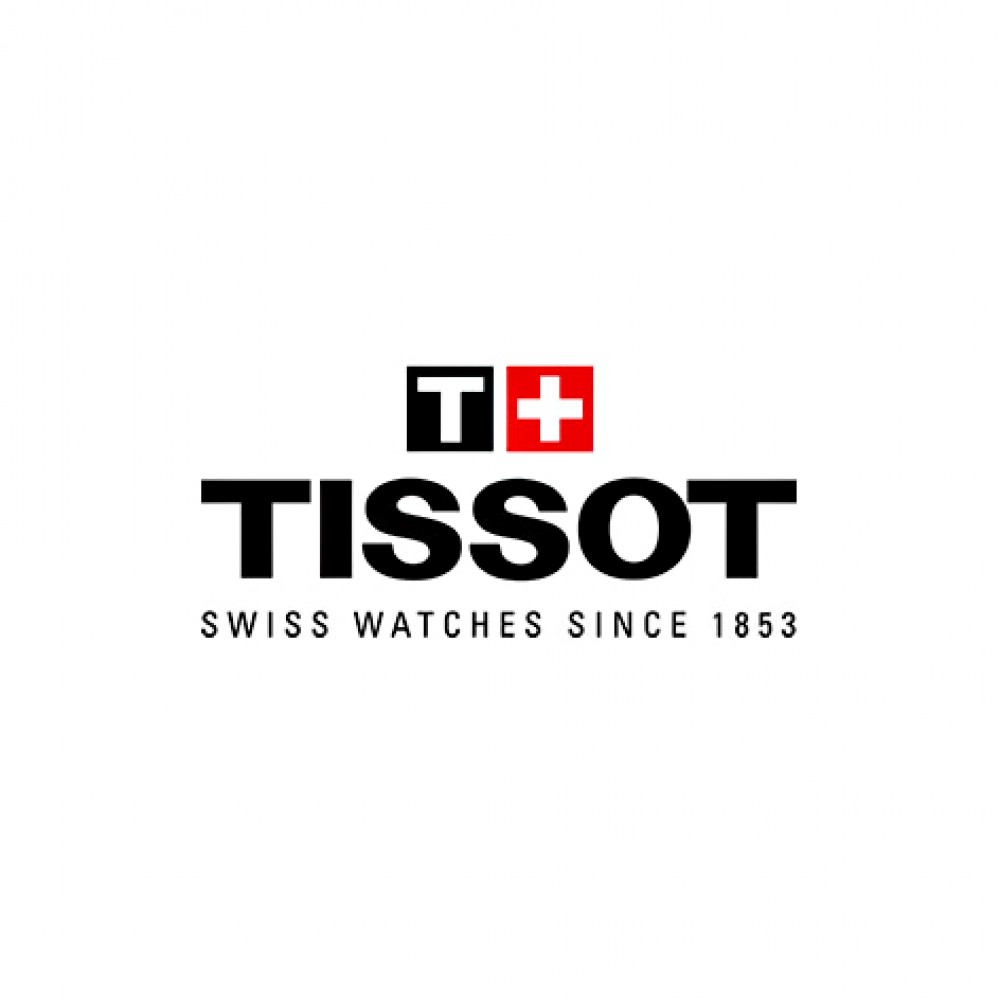TISSOT  T-Classic Tradition T063.617.16.037.00 Quartz Ανοξείδωτο ατσάλι Καφε δερμάτινο λουρί Λευκό χρώμα καντράν