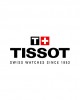 TISSOT  T-Classic Tradition T063.617.16.037.00 Quartz Ανοξείδωτο ατσάλι Καφε δερμάτινο λουρί Λευκό χρώμα καντράν