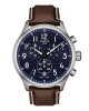 Tissot Chrono XL Vintage Τ116.617.16.042.00 Ανοξείδωτο ατσάλι Καφέ δερμάτινο λουρί Μπλε χρώμα καντράν
