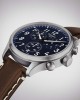 Tissot Chrono XL Vintage Τ116.617.16.042.00 Ανοξείδωτο ατσάλι Καφέ δερμάτινο λουρί Μπλε χρώμα καντράν