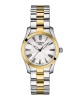 Tissot T-Wave T112.210.22.113.00 Quartz Ανοξείδωτο ατσάλι Διμεταλλικό Μπρασελέ Επιχρυσωμένη στεφάνη Πλάκα λευκό φιλντίσι καντράν Λατινική αρίθμηση