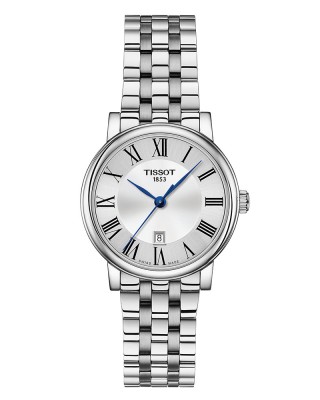 Tissot Carson Premium Lady T122.210.11.033.00 Quartz Ανοξείδωτο ατσάλι Μπρασελέ Ασημί χρώμα καντράν Λατινική αρίθμηση 