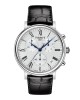 TISSOT Carson Premium Chronograph T122.417.16.033.00 Quartz Ανοξείδωτο ατσάλι Μαύρο δερμάτιονο λουρί Ασημί χρώμα καντράν Λατινική αρίθμηση