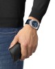 Tissot Prx Powermatic 80 T137.407.16.041.00 Ανοξείδωτο ατσάλι Μπλε δερμάτινο λουρί Μπλε χρώμα καντράν