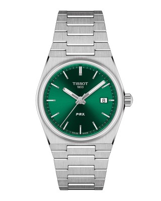 Tissot Prx T137.210.11.081.00 Quartz Ανοξείδωτο ατσάλι Μπρασελέ Πράσινο χρώμα καντράν