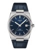 Tissot Prx Powermatic 80 T137.407.16.041.00 Ανοξείδωτο ατσάλι Μπλε δερμάτινο λουρί Μπλε χρώμα καντράν