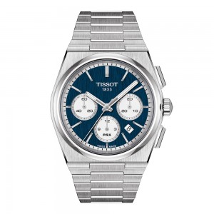 Tissot Prx Automatic Chronograph T137.427.11.041.00 Stainless steel Bracelet Blue color dial