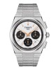 Tissot Prx Automatic Chronograph T137.427.11.011.00 Ανοξείδωτο ατσάλι Μπρασελέ Λευκό χρώμα καντράν