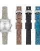 Tissot Lovely Square T058.109.17.036.02 Quartz Ανοξείδωτο ατσάλι Καουτσουκ λουρί Ασημί χρώμα καντράν Διαμάντια