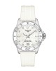 Tissot Seastar 1000 36MM T120.210.17.116.00 Quartz Ανοξείδωτο ατσάλι Λευκό λουρί σιλικόνης Λευκό φίλντισι καντράν Κεραμική στεφάνη Καταδυτικό