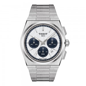 Tissot Prx Automatic Chronograph T137.427.11.011.01 Stainless steel Bracelet White color dial
